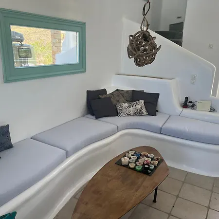 Elli S Seafront Pool Villa, 100 M From Quiet Sandy In Kea, Cyclades *