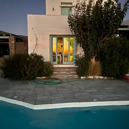 Elli S Seafront Pool Villa, W/sandy In Kea, Cyclades Villa Melissaki