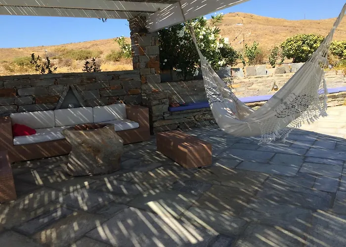 Elli S Seafront Pool Villa, 100 M From Quiet Sandy In Kea, Cyclades * Melissaki