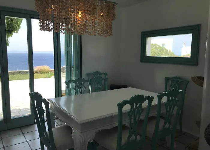 Elli S Seafront Pool Villa, 100 M From Quiet Sandy In Kea, Cyclades Вилла Melissaki