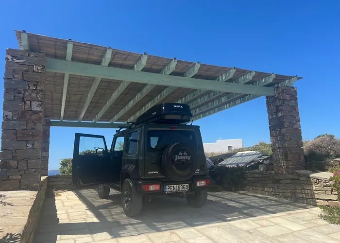 Elli S Seafront Pool Villa, 100 M From Quiet Sandy In Kea, Cyclades Вилла